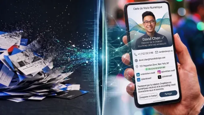 Cartes de visites VS Profil digital