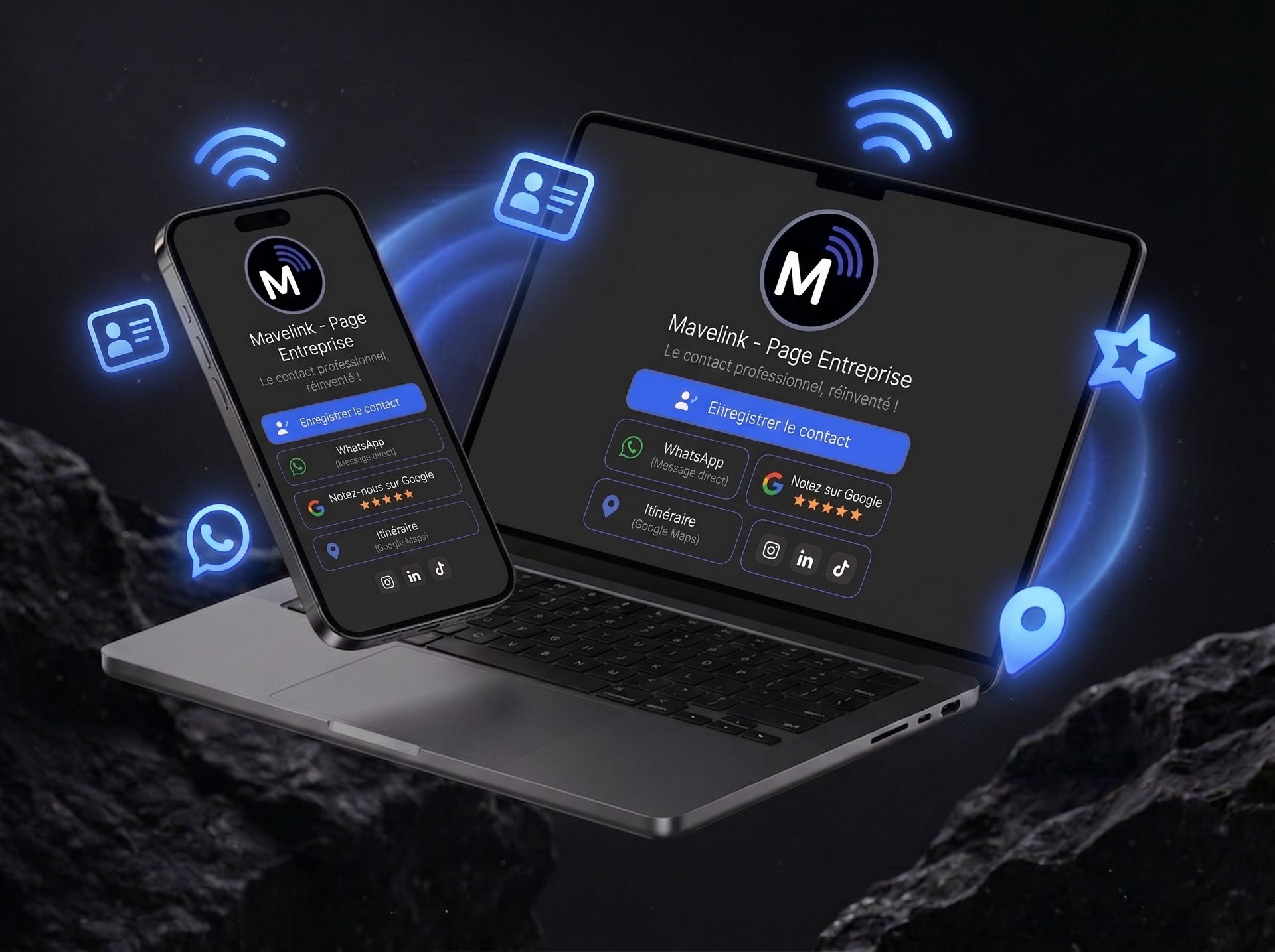 Page Web Pro Mavelink